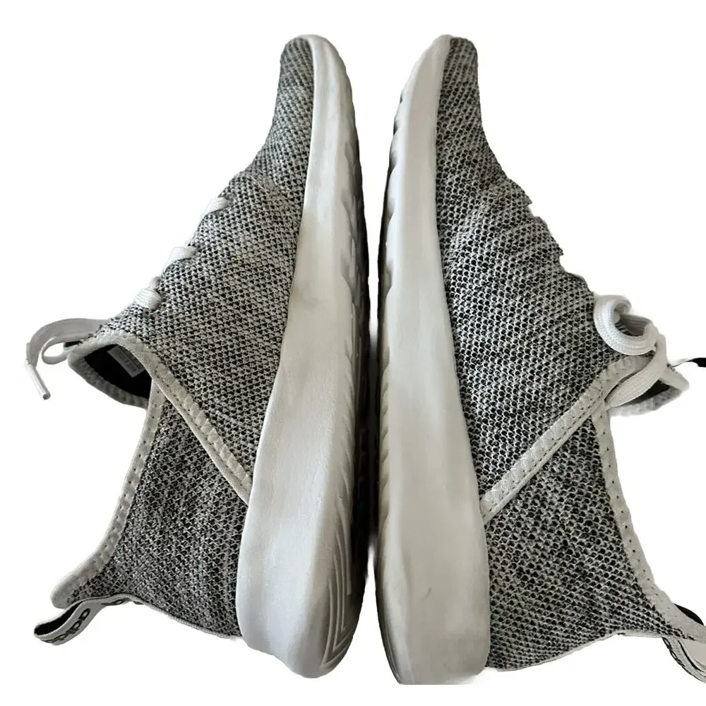 adidas Cloudfoam Pure Cloud White Grey  sneakers‎ athletic shoes size 9 DB0695
